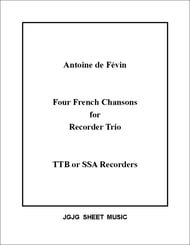 Four French Chansons P.O.D. cover Thumbnail